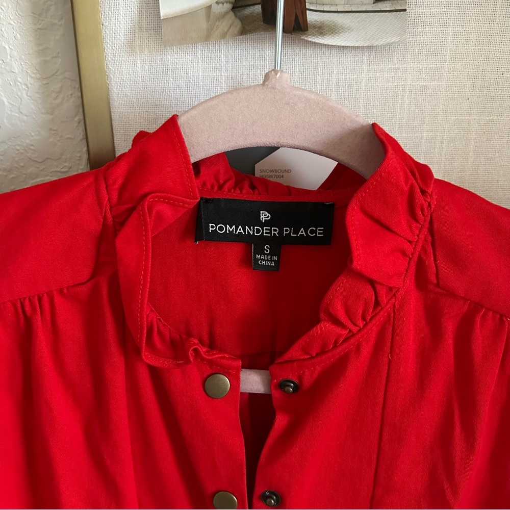 Tuckernuck POMANDER PLACE Red Claiborne Dress - Picture 9 of 12